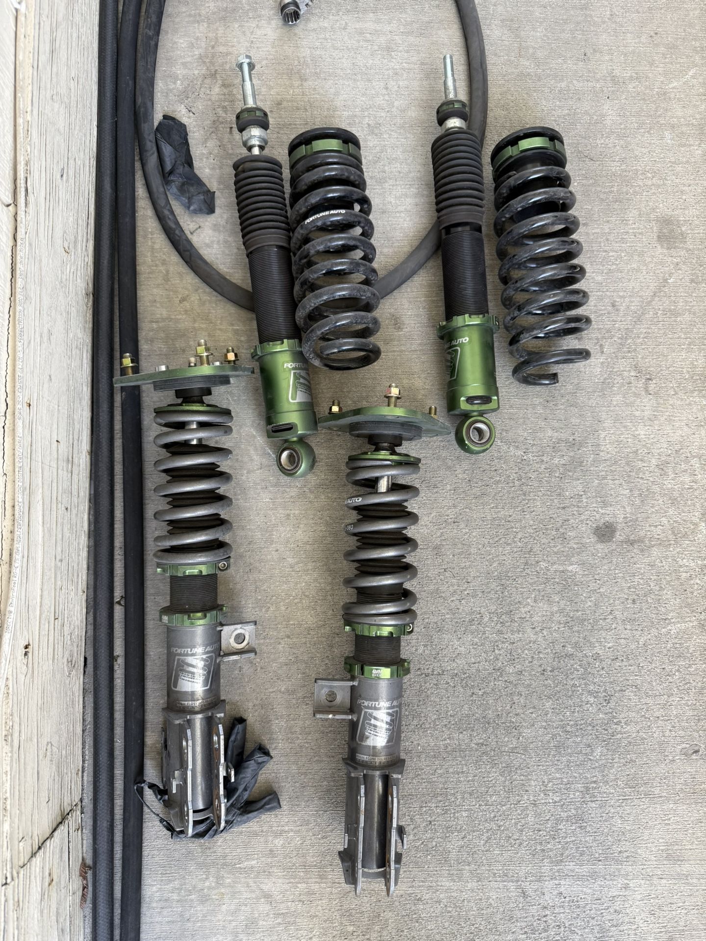 GR Corolla Fortune Auto Coilovers