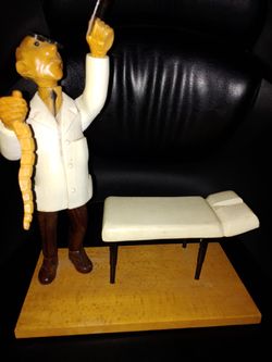 Wooden Chiropractor Sculpture Romer Of italy Vintage Advertising Mid Century