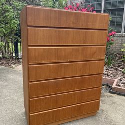 Vintage Danish Komfort Dresser / Chest Of Drawers