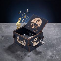 2.5" Engraved Wood Musical Box Jack Skellington The Nightmare Before Christmas. The product is a 2.5" engraved wood musical box featuring Jack Skellin