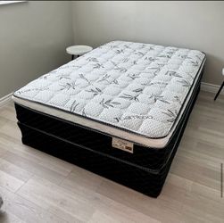 Full size mattress and box spring
