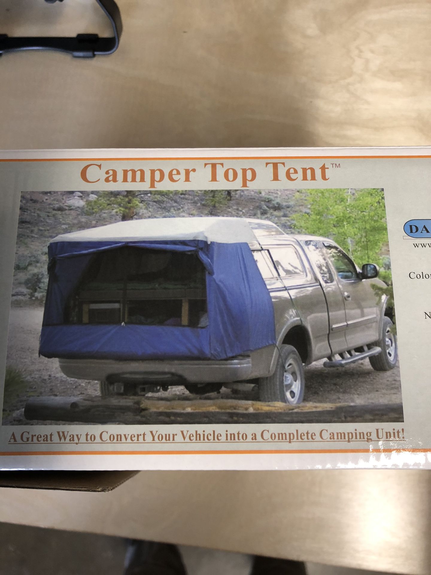 Camper topper.