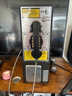 Vintage Coin-Operated Pay Phone