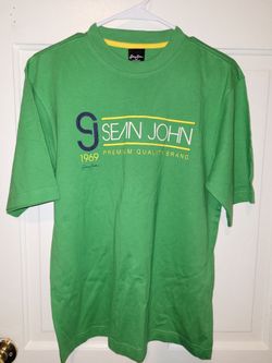 Sean John T-Shirt. Kid's tee. Green shirt. Hip hop fashion style