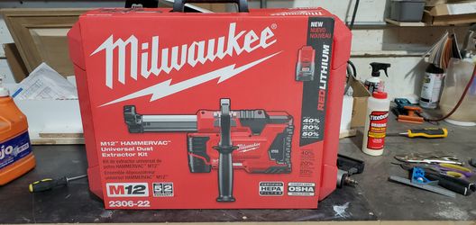 Milwaukee hammervac m12 vacuum osha hepa