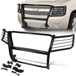 Black Grill Guard For 07-13 Chevy Tahoe / Chevy Suburban