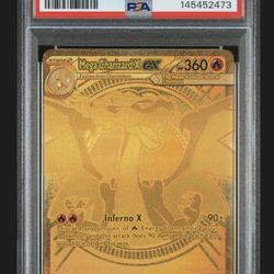 2025 GOLD POKEMON PFL EN MEGA CHARIZARD X ex MEGA HYPER RARE