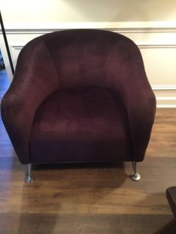 Plum Barrel Chair