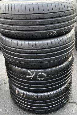 4 Llantas Usadas Pirelli PZero Run Flat 245/40/20 $270  Las 4