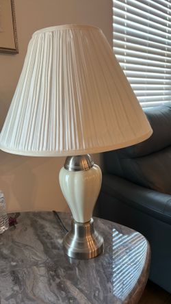 Lamp with shade(2 lamps)  , no bulb included .