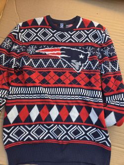 England Patriots christmas ugly sweater