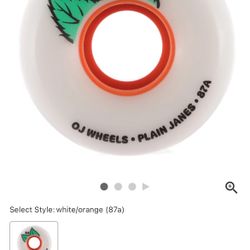 OJ skateboard wheels 87a - 58mm