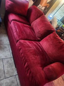 Red couch