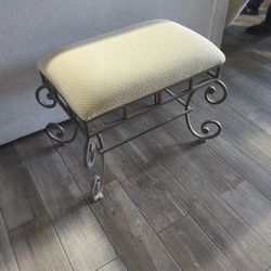 Metal  Vanity Bench