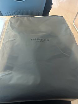 black essentials fear of god shirt