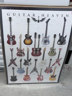 Guitar poster and Johnny Cash Poster