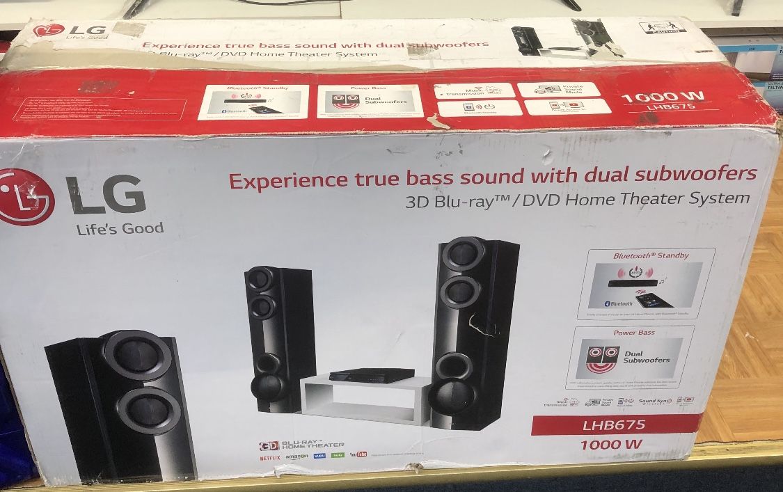 New lg surround two towers speaker