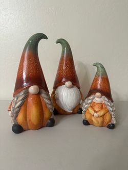 Fall Gnomes Figurines