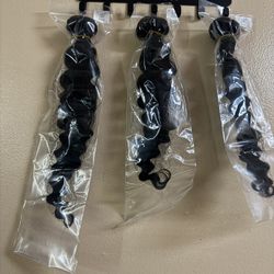 Human Hair Bundles Deep Wave Curly Bundle Human Hair Brazilian Virgin Hair 16 18 20 Inch 3 Bundles for Women 10A Grace Unprocessed Deep Curly Hair Bun