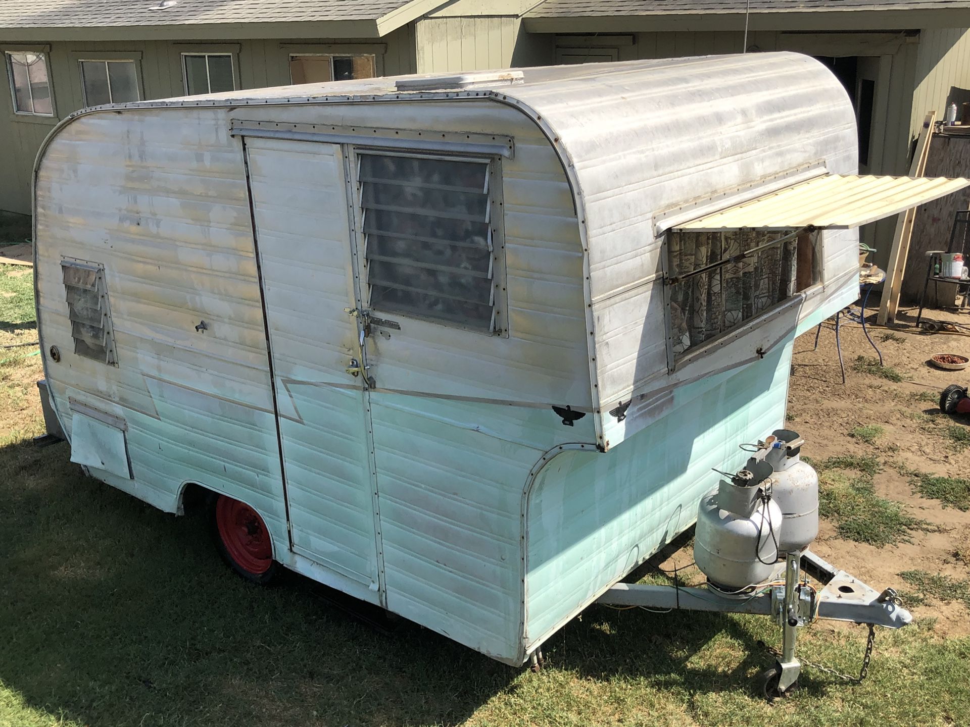 1958 Field and Stream Travel Trailer