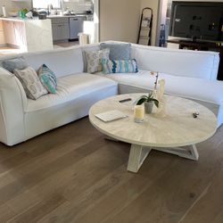 White Sectional 