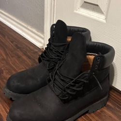Black Timberlands Size 11