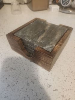 Free stone coaster set of 4