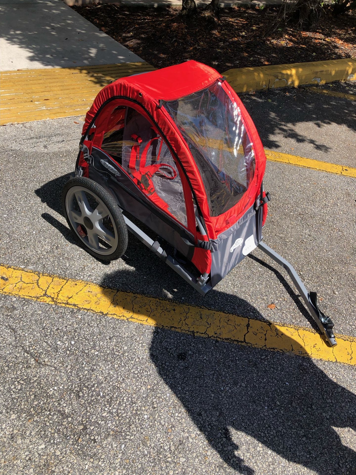 Bike Trailer for Toddlers, Kids, Single and Double Seat, 2-in-1 Canopy