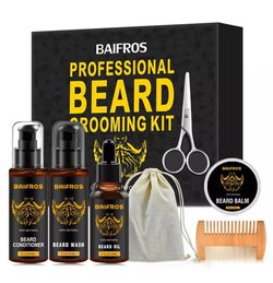 Baifros Professional Beard Grooming Kit - Sandalwood Oil gift for men