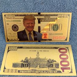 Donald Trump Gold Foils!!