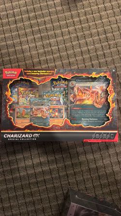 Pokémon TCG Charizard ex Special Collection Box 5 Packs Promo Booster Oversized