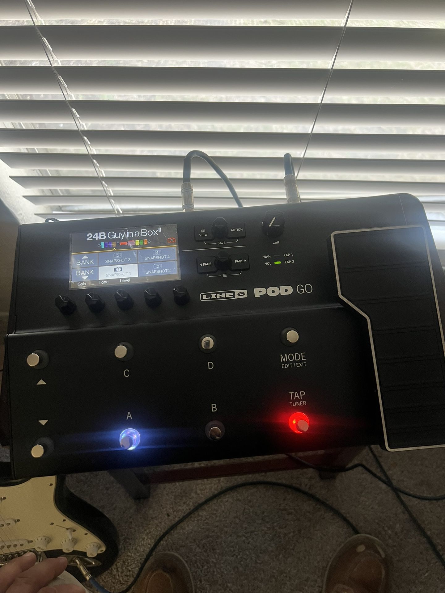 Line6 Pod Go With Cielo Preset Installed From Christ Rocha 