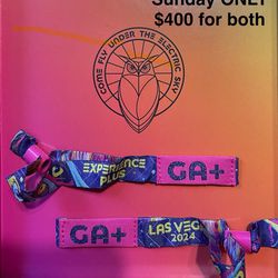 Selling 2 EDC GA + Tickets (SUNDAY ONLY)