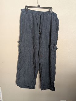 Women's Long Dark Denim High String Up Size XL