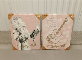Dolly Parton wall Canvas