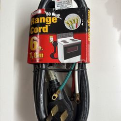50 Amp, 6’ Range Cord