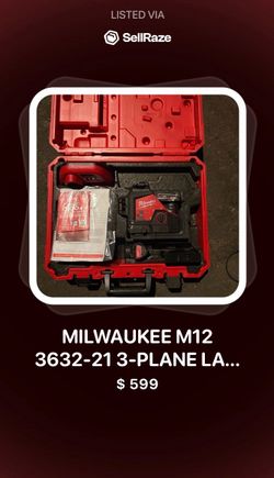 Milwaukee laser