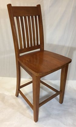 Counter Height Brown Chair