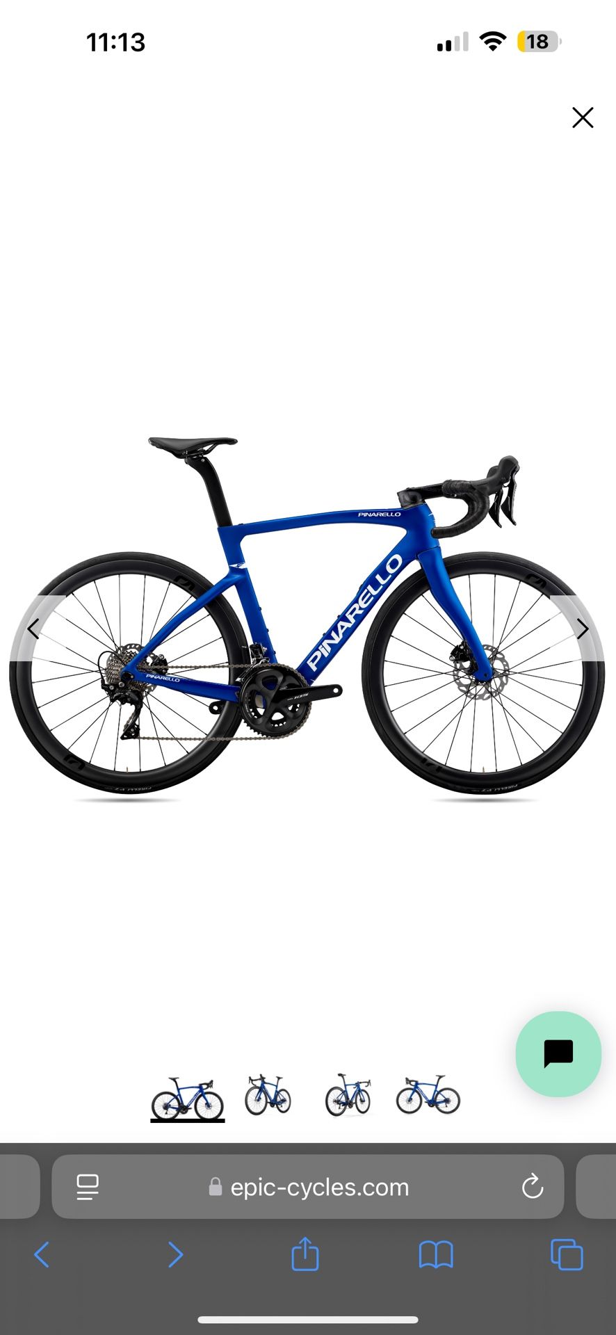 Pinarello F5 Disc 105 Di2 800 DB Wheels Bike