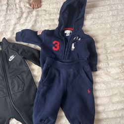 Ralph Lauren, Tommy Hilfiger & Nike Baby Clothes Bundle 