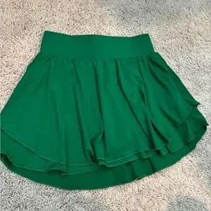 Green skirt