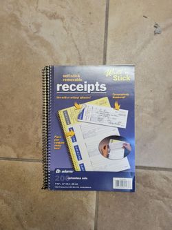 Receipt books