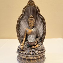 Buddha Fiber Optic Light Statue