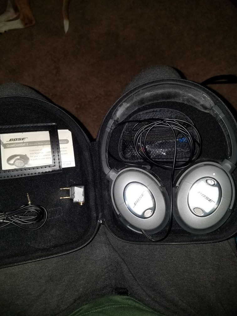 Bose QC 2 Noise cancellation