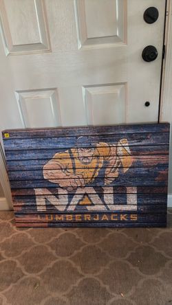 NAU lumberjack artwork