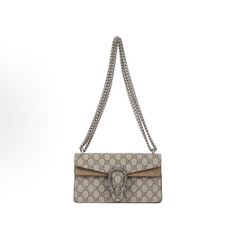 GUCCI Dionysus Tiger Head Diamond Buckle Double G Old Flower Full Print Canvas Leather Canvas Bag Flip Bag Chain Bag Shoulder Bag Crossbody Bag(731)22