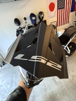 LS2 Carbon Fiber ADV Helmet (used)