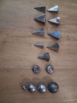New lead fishing weights