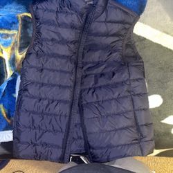 Blue Puffer Vest