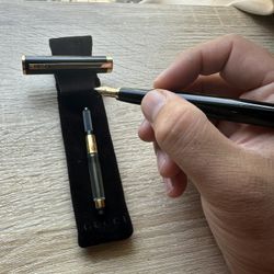 Yellow 18k Gold Luxury Gucci Fountain Pen